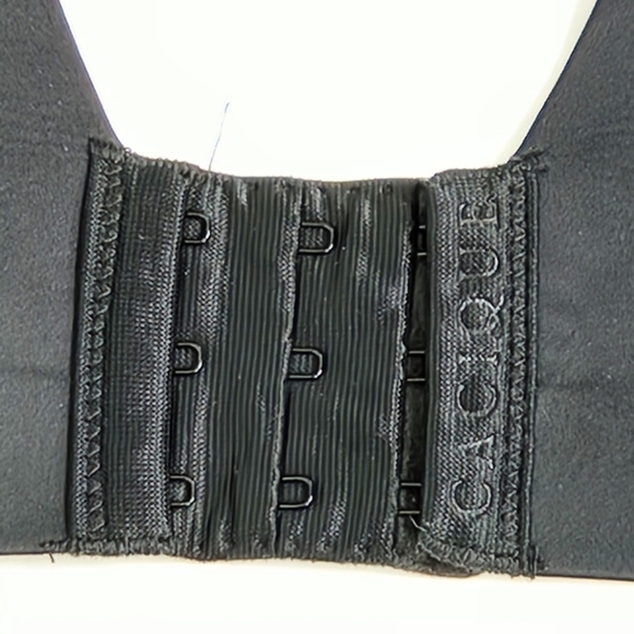 CACIQUE Size 44C Lightly Lined Full Coverage Black Underwire Bra - Picture 4 of 6